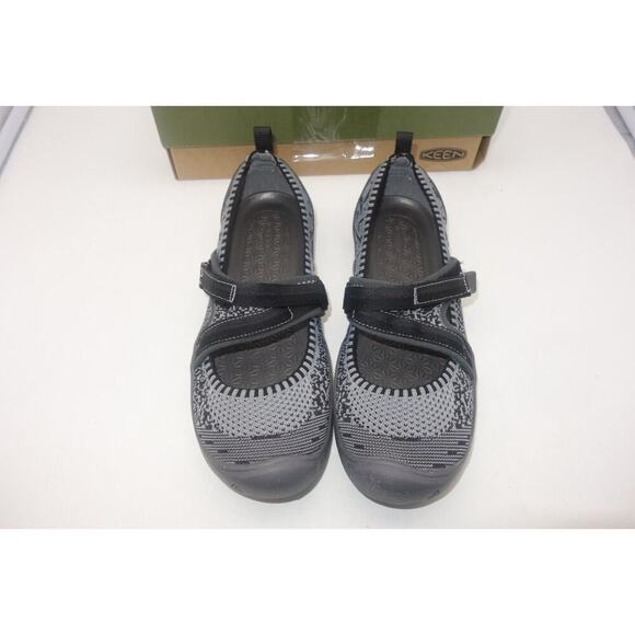 NEW Keen Moxie Sport Mary Jane Flat Sport Water Shoes Youth Gray Girls Size 6 - Picture 5 of 12